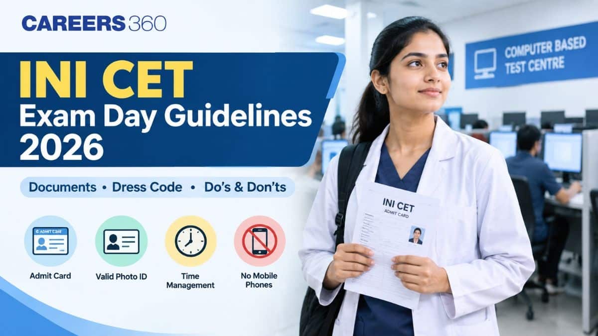 INI CET January 2027 Exam Day Guidelines: Reporting Time, Documents, Dress Code & Rules